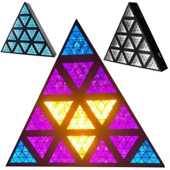 Efecto de iluminación LED LIGHT4ME TRIANGIS 64x2W RGBA