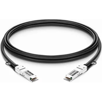 Lightwin Cable de cobre de conexión directa 100G QSFP28 a QSFP28, 0,5m, compatible con HPE/Aruba (LWO-DAC-QSFP28-0.5M-HPE)