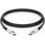 Lightwin Cable de cobre de conexión directa 100G QSFP28 a QSFP28, 0,5m, compatible con HPE/Aruba (LWO-DAC-QSFP28-0.5M-HPE)