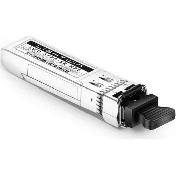 Lightwin Transceptor 10G SFP+ SR, 850nm, 300m, DDM, LC dúplex, multimodo, compatible con HP Aruba (LWO-SFPP-SR-HPE)