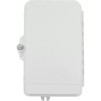 Lightwin HAK 8XSC/APC IP55 Caja de conexión de pared FTTx para hasta 8 fibras, adaptador SC/APC simplex o LC dúplex, 8x SC/APC preinstalados, IP55 resistente a la intemperie, montaje en pared caja de terminación de fibra