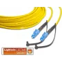 Lightwin LSP-09 Cable de conexión de fibra óptica LC-LC 20m OS1 monomodo dúplex, Amarillo LSP-09 LC-LC 20.0