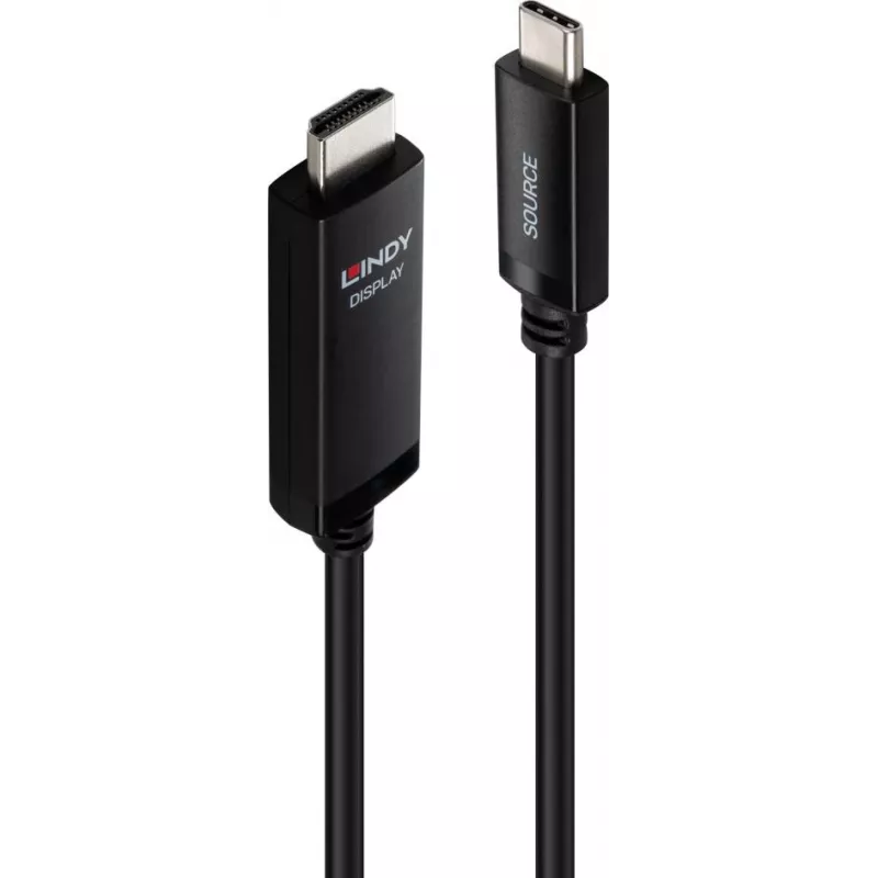 Lindy cable adaptador de 1m USB Type C a HDMI 8K60 (43433)