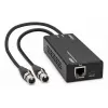 LINDY codificador de audio XLR a Dante de 2 canales, PoE, AES67, 24 bits/96kHz 70618