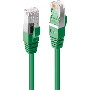LINDY Cable de parcheo Gigabit Ethernet CAT 6 S/FTP LSZH de 2 m, RJ-45 a RJ-45, verde 45952