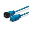 Lindy Cable alargador de alimentación IEC C20 a C19 de 3 m, 16 A, azul