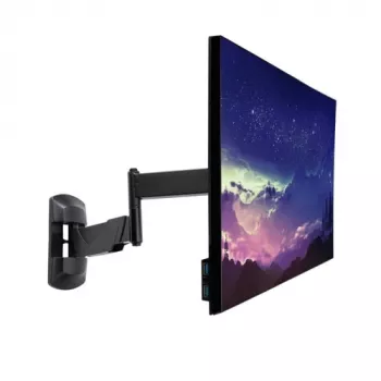 LINDY soporte de pared ajustable para monitor (negro, para monitores de hasta 66 cm / 26
