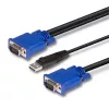 LINDY Cable KVM y USB Combinado 2m