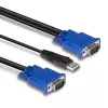 LINDY Cable KVM y USB Combinado 2m