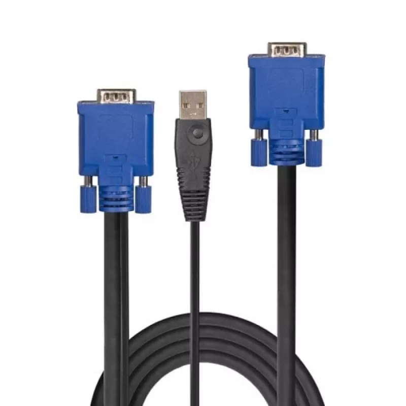 LINDY Cable KVM y USB Combinado 2m