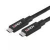 Lindy 43439 USB 3.2 Gen 2 Cable activo de USB-C a USB-C, 8 m, 10 Gbps, 8K60, 100 W PD
