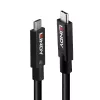Lindy 43439 USB 3.2 Gen 2 Cable activo de USB-C a USB-C, 8 m, 10 Gbps, 8K60, 100 W PD