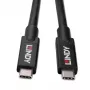 Lindy 43439 USB 3.2 Gen 2 Cable activo de USB-C a USB-C, 8 m, 10 Gbps, 8K60, 100 W PD