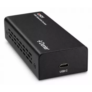 LINDY USB-C Dante In/Out convertidor interfaz de audio 2x2 70617