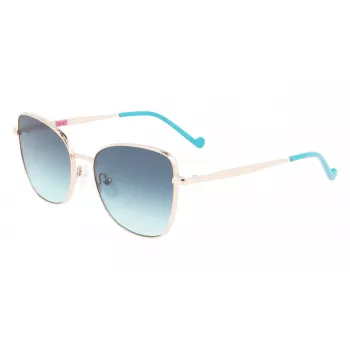 Gafas de sol LIU JO niños LJ3101S521771 rosa/violeta montura de acetato lentes grises degradadas UV400