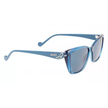 LIU JO Gafas de sol para niños LJ3608S531440 Rosa montura de acetato cuadrada lentes grises degradadas UV400