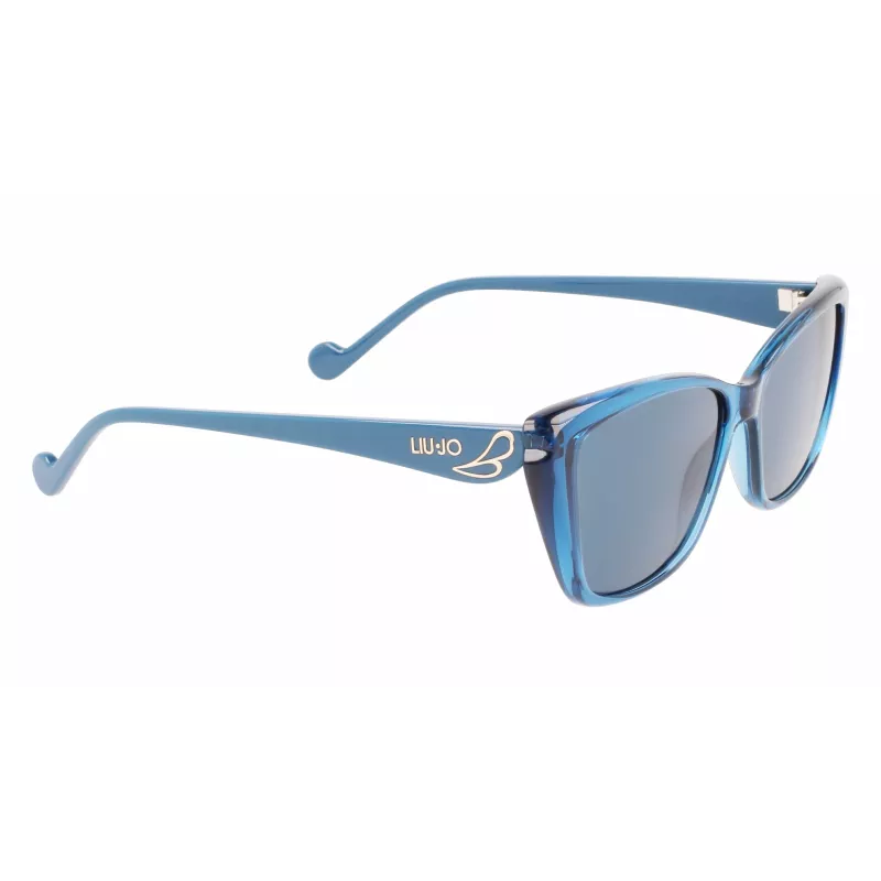 LIU JO Gafas de sol para niños LJ3608S531440 Rosa montura de acetato cuadrada lentes grises degradadas UV400