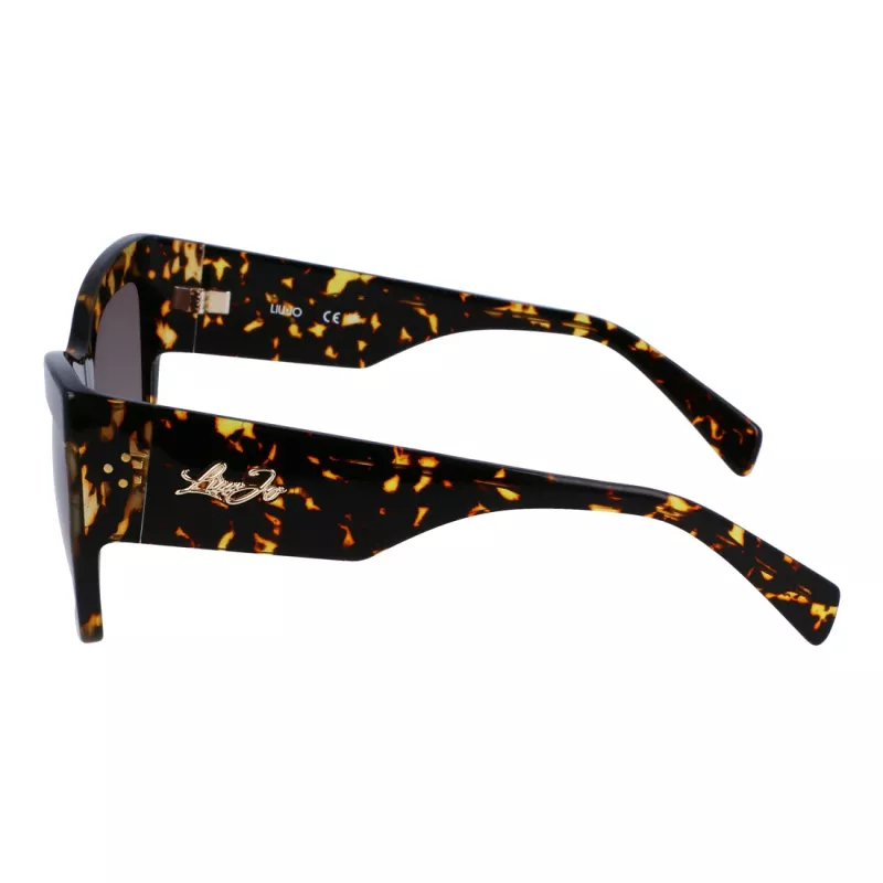 Gafas de sol de mujer LIU JO LJ785S havana acetato montura angular cristales marrones tintados 61 mm