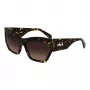 Gafas de sol de mujer LIU JO LJ785S havana acetato montura angular cristales marrones tintados 61 mm