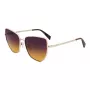 LIU JO Gafas de sol mujer Butterfly LJ159S5816716 - Montura de acetato Havana marrón con lentes de policarbonato degradadas marrones, ancho de lente 58 mm, 100 % protección UV400