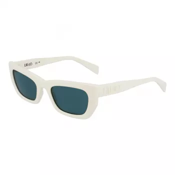 LIU JO Gafas de sol de mujer Cat-Eye LJ790S 5221101 negro acetato gris degradado 52 mm