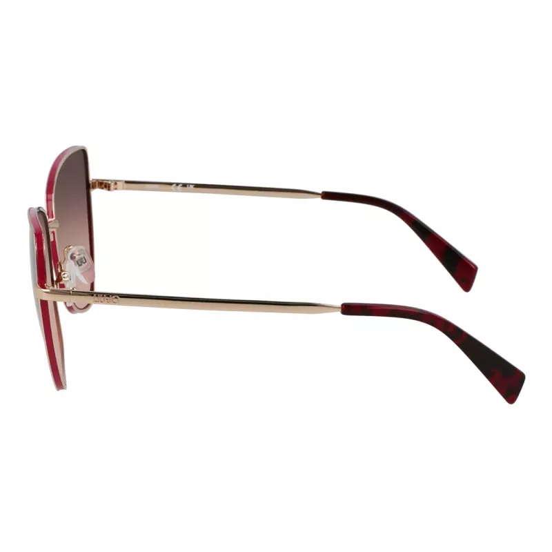 LIU JO Gafas de sol para mujer LJ159S5816770 mariposa ojo de gato habana marrón degradado 58 mm