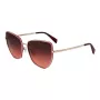 LIU JO Gafas de sol para mujer LJ159S5816770 mariposa ojo de gato habana marrón degradado 58 mm