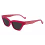 LIU JO Gafas de sol de mujer LJ781S-525 Butterfly Havana acetato lente degradada marrón 55 mm