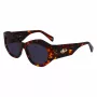 LIU JO gafas de sol cuadradas de mujer LJ786S-244, montura havana, lentes marrones degradadas, 54 mm