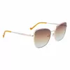 Gafas de sol LIU JO mujer 46591-717 Havana acetato montura cuadrada lentes degradadas marrones 55/17/140 mm