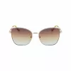 Gafas de sol LIU JO mujer 46591-717 Havana acetato montura cuadrada lentes degradadas marrones 55/17/140 mm