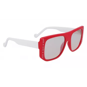 LIU JO Gafas de sol mujer LJ731S-525 Montura mariposa de acetato havana lentes marrón degradado 55mm