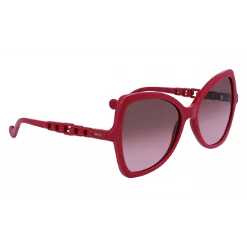 LIU JO Gafas de sol mujer LJ774S-603 Havana acetato mariposa Brown Gradient UV400 57mm