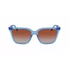 Gafas de sol de mujer LIU JO LJ780S-425 montura de acetato mariposa cuadrada marrón Havana lente degradada 56 mm