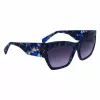 LIU JO Gafas de sol de mujer LJ785S-424 azul Butterfly Cat Eye 61 mm