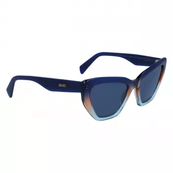 LIU JO Gafas de sol para mujer LJ794S-439 Montura mariposa azul UV400