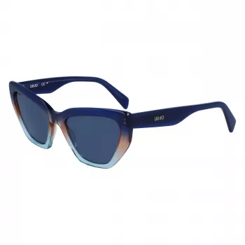 LIU JO Gafas de sol para mujer LJ794S-439 Montura mariposa azul UV400
