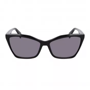 LIU JO Gafas de sol para mujer LJ796S-001 montura de acetato mariposa/cat-eye lentes grises 58 mm