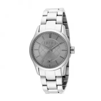LIU JO Reloj para mujer TLJ884 34 mm plata acero inoxidable cuarzo
