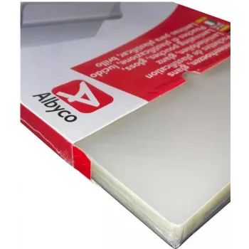 LMG fundas de laminar A6 brillante, 125 micras, pack de 100