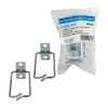 LogiLink Brida de gestión de cables de 19 pulgadas 40 x 80 mm, acero, 2 uds.