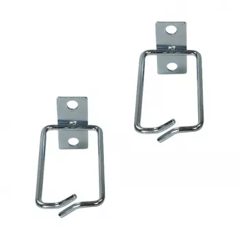LogiLink Brida de gestión de cables de 19 pulgadas 40 x 80 mm, acero, 2 uds.