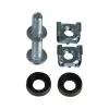 LogiLink anillo de gestión de cables para rack de 19 pulgadas 140 x 100 mm, entrada lateral de cables, negro