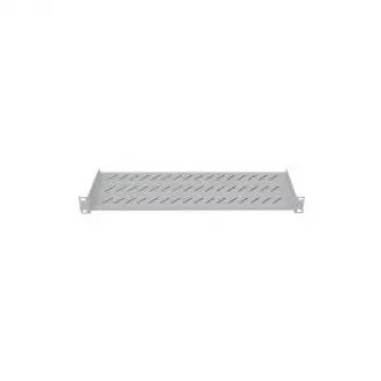 LogiLink 19 pulgadas Fondo fijo, montaje frontal, 250 mm de profundidad, gris SF2C35G