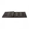 Logilink Caja de pared de 19 pulgadas, 8U, negra, marco abierto