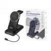 Logilink Cargador de mesa inalámbrico 4 en 1, base de carga Qi 15W (PA0292)