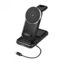 Logilink Cargador de mesa inalámbrico 4 en 1, base de carga Qi 15W (PA0292)