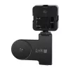 Empuñadura magnética para teléfono Logilink AA0173 con luz de relleno LED, negra, recargable, compatible con MagSafe, 3 modos de luz