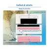 LogiLink Tableta de escritura LCD 8,5 pulgadas multicolor rosa AA0180