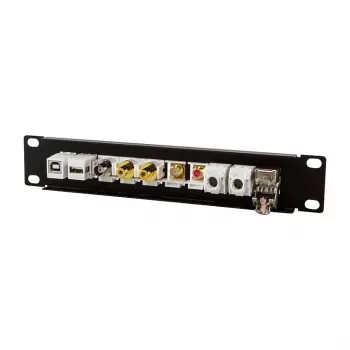 LogiLink ACT108 Panel de parcheo Keystone de 10 puertos, rack de 10